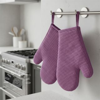 Bavlna s vaflovou vazbou pink