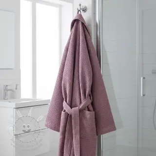 Bavlna s vaflovou vazbou old purple