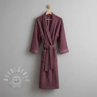 Bavlna s vaflovou vazbou purple