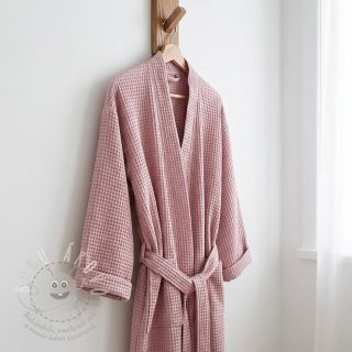 Bavlna s vaflovou vazbou lilac