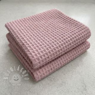 Bavlna s vaflovou vazbou lilac