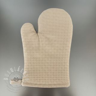 Bavlna s vaflovou vazbou light sand