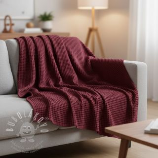 Bavlna s vaflovou vazbou berry