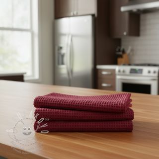 Bavlna s vaflovou vazbou berry