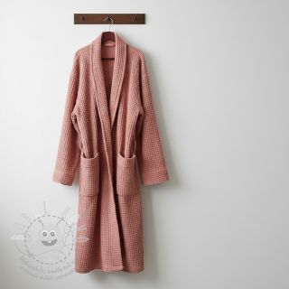 Bavlna s vaflovou vazbou blush