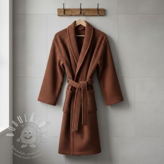 Bavlna s vaflovou vazbou brique