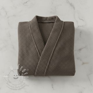 Bavlna s vaflovou vazbou anthracite