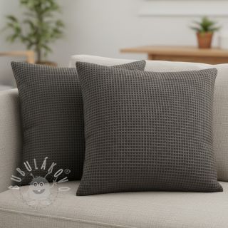 Bavlna s vaflovou vazbou anthracite