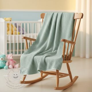 Bavlna s vaflovou vazbou green