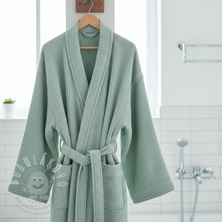 Bavlna s vaflovou vazbou green