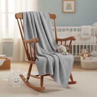 Bavlna s vaflovou vazbou grey