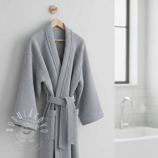 Bavlna s vaflovou vazbou grey