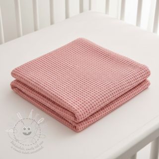 Bavlna s vaflovou vazbou rose