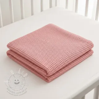 Bavlna s vaflovou vazbou rose