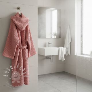 Bavlna s vaflovou vazbou rose