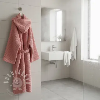 Bavlna s vaflovou vazbou rose