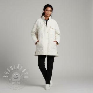 Dvojitá gázovina/mušelín QUILT ecru