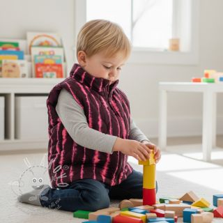 Prošev VELVET Stripes cerise