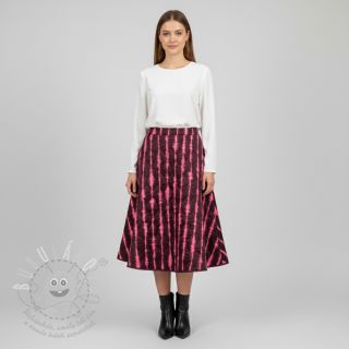 Prošev VELVET Stripes cerise