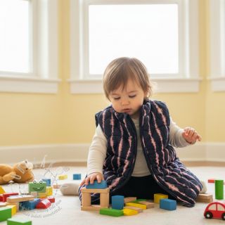 Prošev VELVET Stripes navy