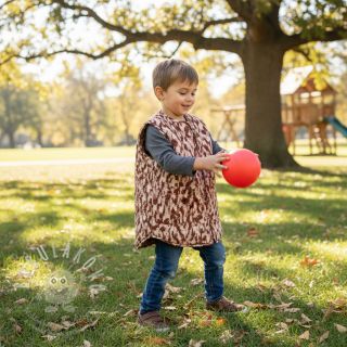 Prošev Blurry Ikat brown