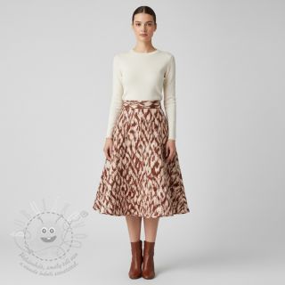 Prošev Blurry Ikat brown