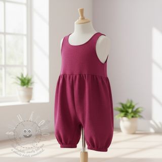 Len předepraný STONEWASHED PREMIUM bordeaux