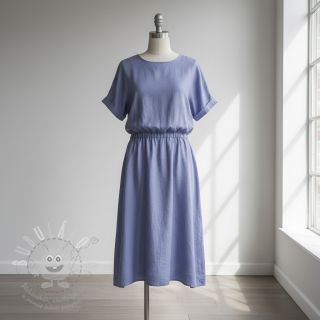 Len předepraný 170 g blue grey