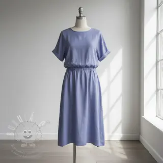 Len předepraný 170 g blue grey