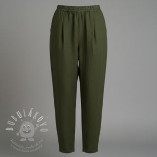 Len předepraný 170 g army green