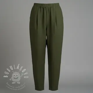 Len předepraný 170 g army green