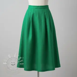 Len předepraný 170 g grass green