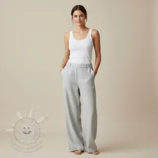 Len předepraný 170 g light blue