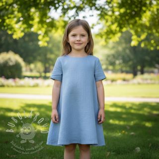 Len předepraný 170 g blue