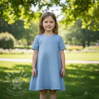 Len předepraný 170 g blue