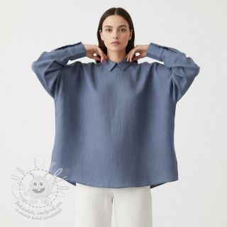 Len předepraný 170 g jeans