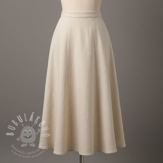 Len předepraný 170 g beige