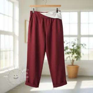 Len předepraný 170 g bordeaux