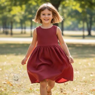 Len předepraný 170 g wine red