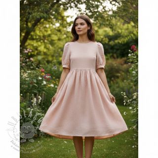 Len předepraný 170 g light rose