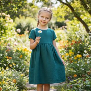 Len předepraný dark cyan