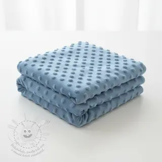 Minky steel blue