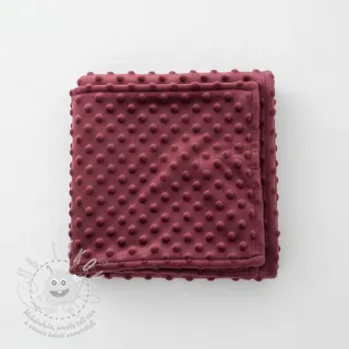 Minky bordeaux