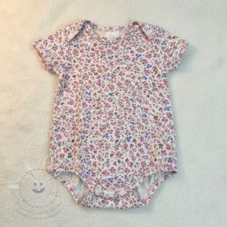 Dvojitá gázovina/mušelín Flower Michaela off white digital print