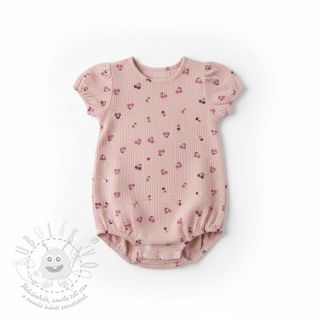 Dvojitá gázovina/mušelín Fruits cherry soft rose