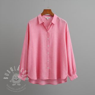 Dvojitá gázovina/mušelín Vintage pink