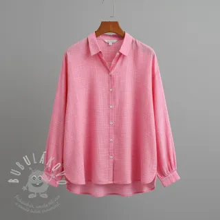 Dvojitá gázovina/mušelín Vintage pink