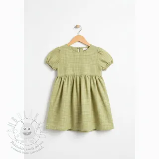Dvojitá gázovina/mušelín Vintage lime