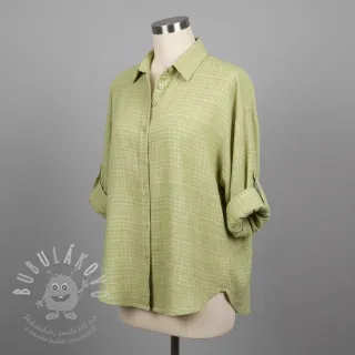 Dvojitá gázovina/mušelín Vintage lime