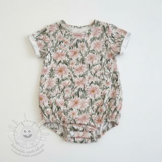 Dvojitá gázovina/mušelín Bunches of flowers digital print